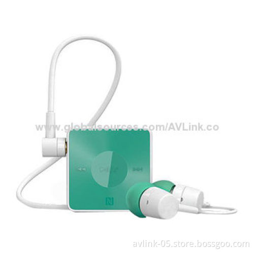 2-in-1 Mini Portable NFC Bluetooth V4.0 Stereo Headphones with 3.5mm Plug, USB Port and BQB Standard